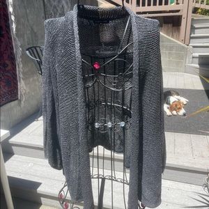 Glittery grey cardigan